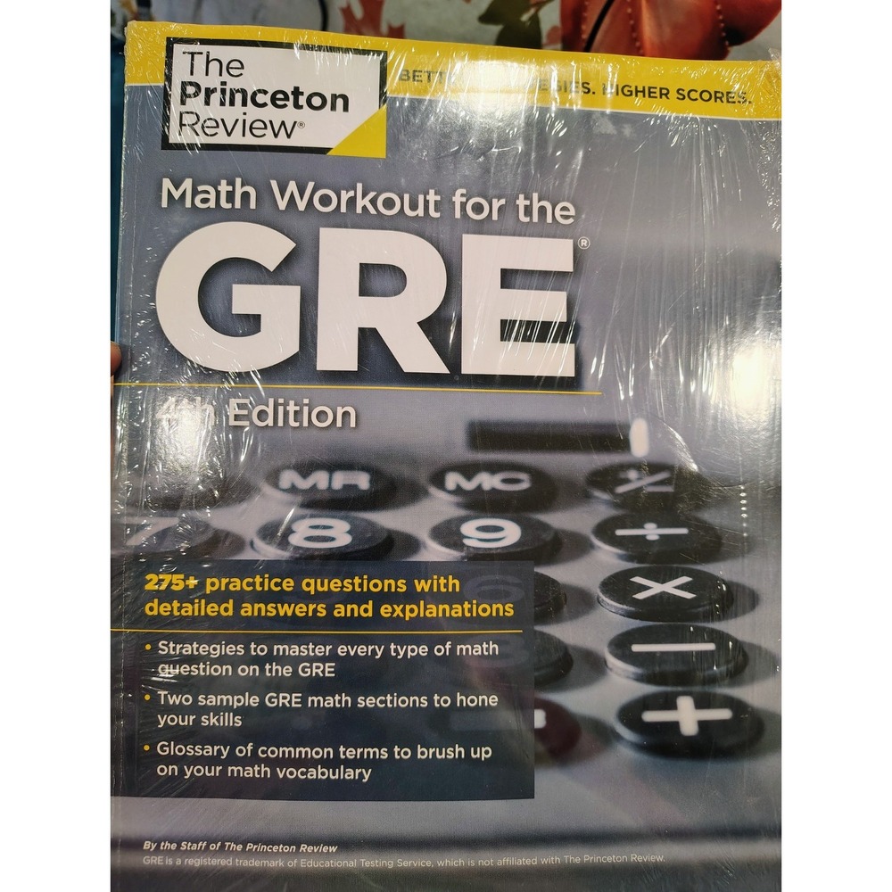 The Princeton Review Math Workout for the GRE 6th Edition Paperback 2010 - Picture 2 of 2
